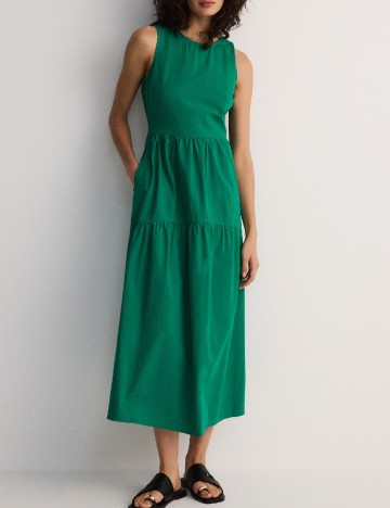 Rochie medie Reserved, verde