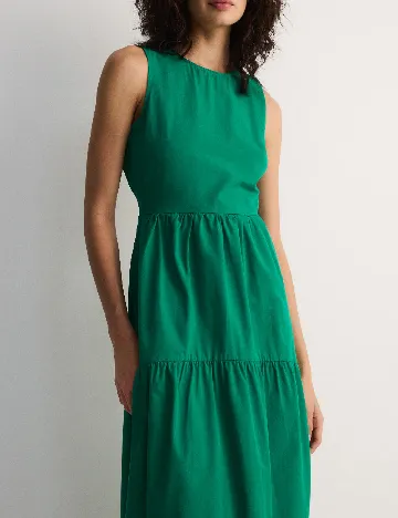 Rochie medie Reserved, verde