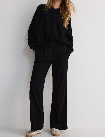 Pantaloni Reserved, negru