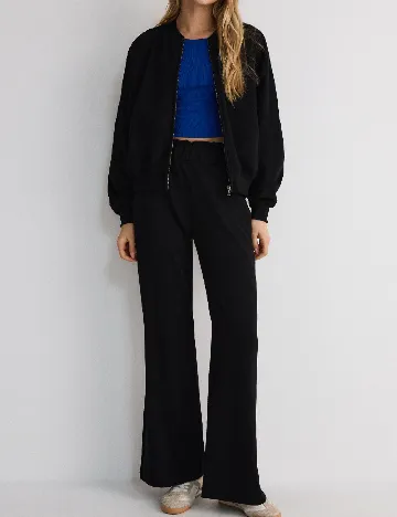 Pantaloni Reserved, negru
