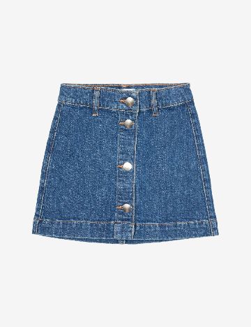 Fusta Vero Moda Kids, albastru