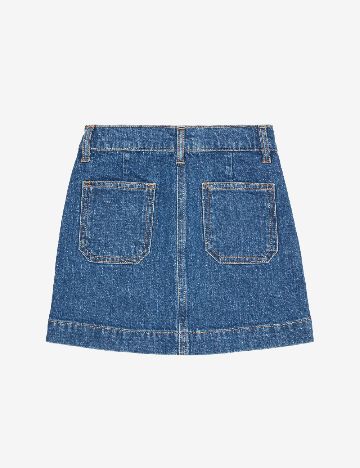 Fusta Vero Moda Kids, albastru