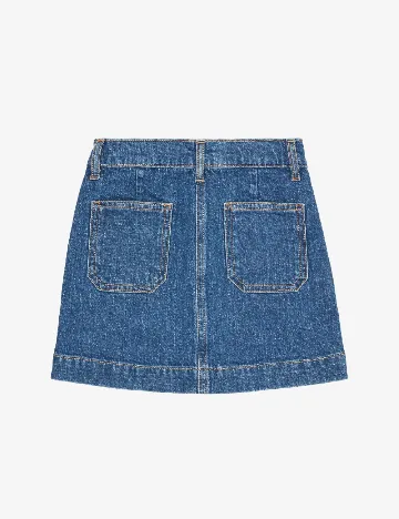 Fusta Vero Moda Kids, albastru Albastru
