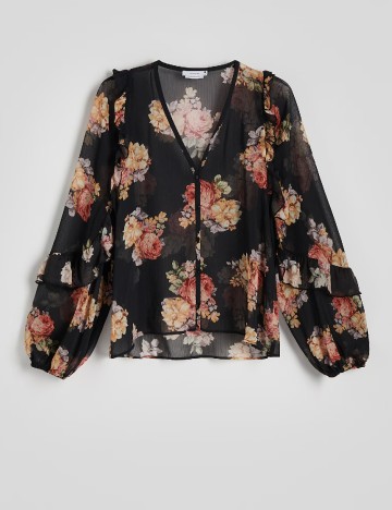 Bluza Reserved, negru