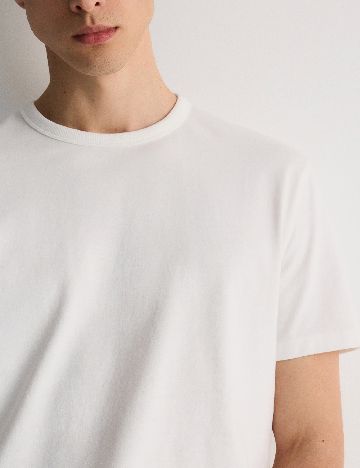 Tricou Reserved, alb