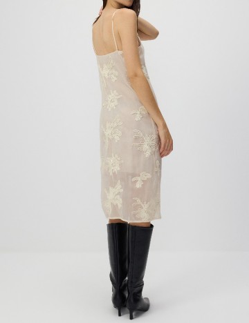 Rochie medie Reserved, crem