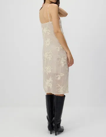 Rochie medie Reserved, crem