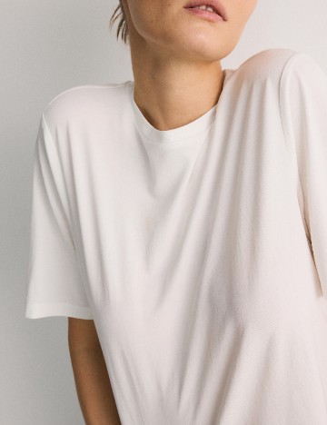Tricou Reserved, alb