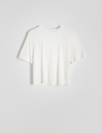 Tricou Reserved, alb