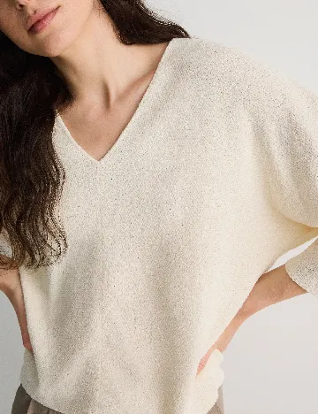 Bluza Reserved, ecru