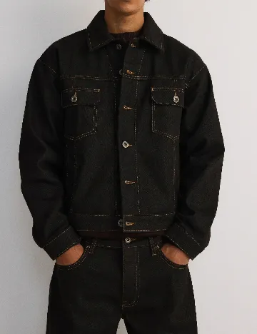Jacheta Oversize Reserved, maro inchis