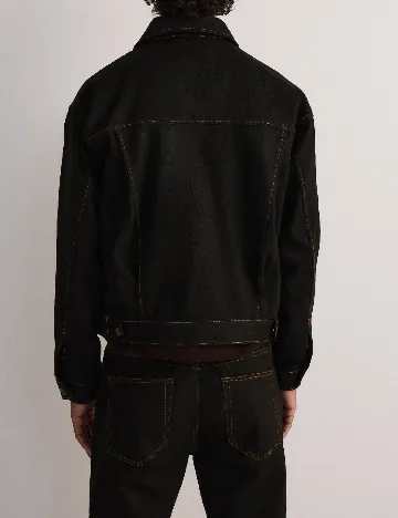 Jacheta Oversize Reserved, maro inchis