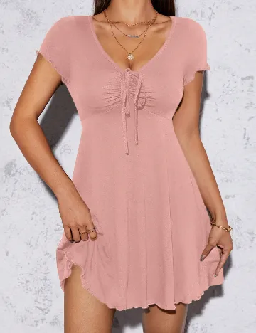 Rochie scurta SHEIN, roz