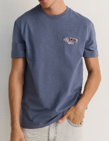 Tricou Reserved, albastru