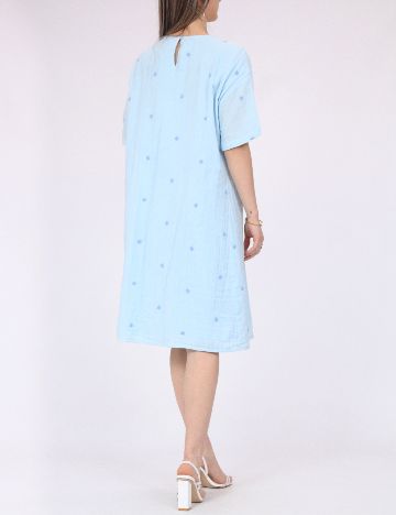 Rochie scurta Pieces, albastru