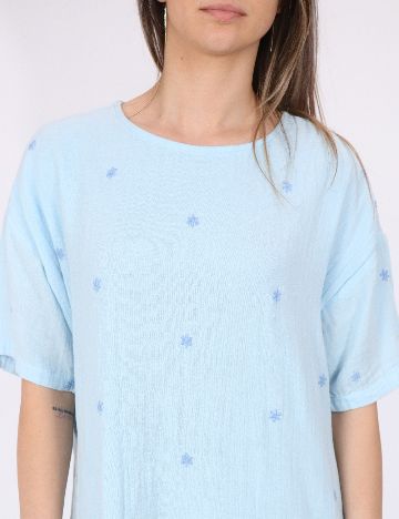 Rochie scurta Pieces, albastru