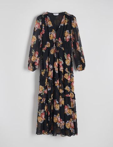 Rochie lunga Reserved, floral print