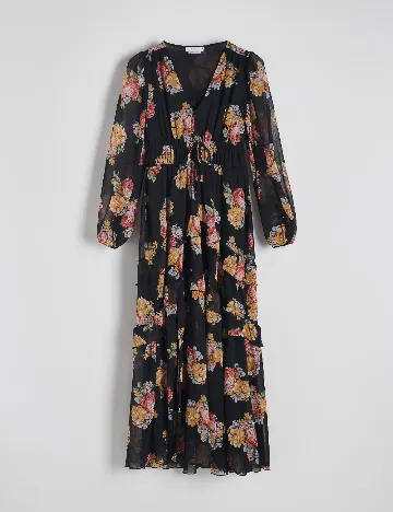 Rochie lunga Reserved, floral print