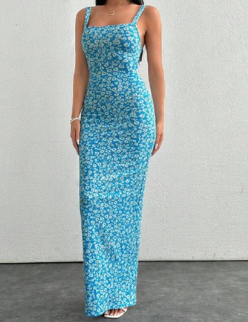 Rochie lunga SHEIN, albastru