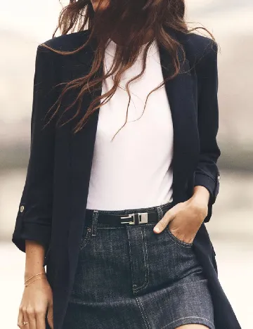 Blazer Zara, bleumarin