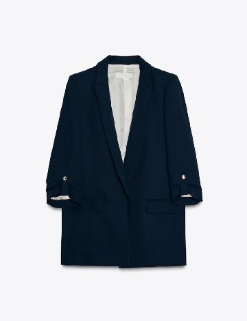 Blazer Zara, bleumarin