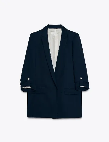 Blazer Zara, bleumarin