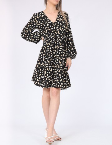 Rochie scurta Pieces, negru