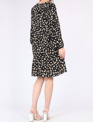 Rochie scurta Pieces, negru