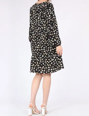 Rochie scurta Pieces, negru