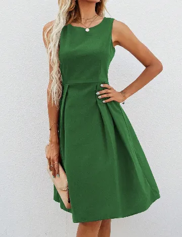 Rochie scurta SHEIN, verde