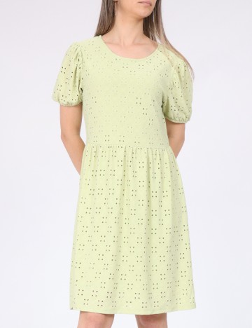 Rochie scurta Pieces, verde