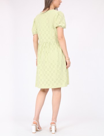 Rochie scurta Pieces, verde