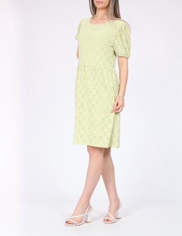 Rochie scurta Pieces, verde