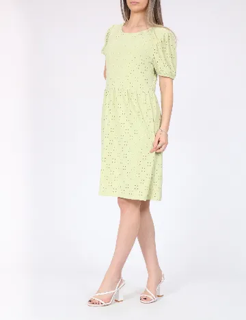 Rochie scurta Pieces, verde