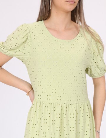 Rochie scurta Pieces, verde