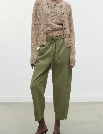 Pantaloni Zara, verde
