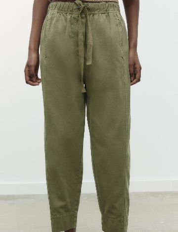 Pantaloni Zara, verde