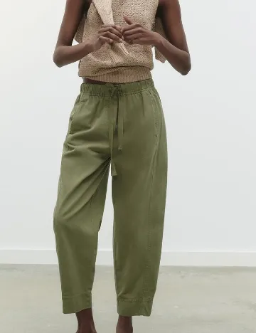 Pantaloni Zara, verde