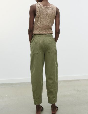 Pantaloni Zara, verde
