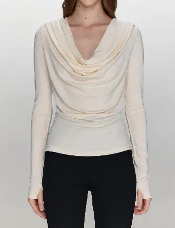 Bluza Reserved, ecru