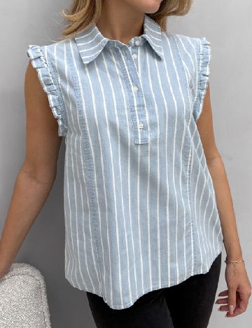 Camasa Vero Moda, bleu