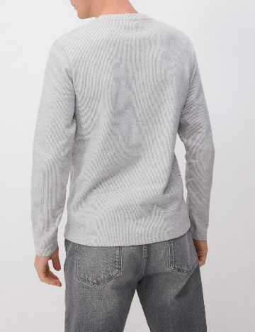Bluza Reserved, gri/alb