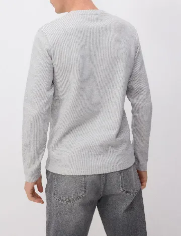 Bluza Reserved, gri/alb