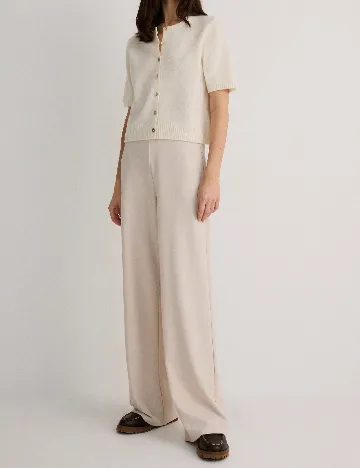 Pantaloni Reserved, crem