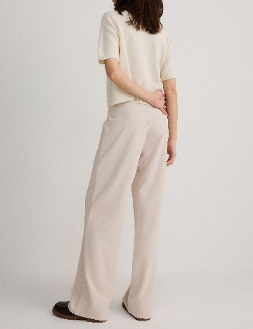 Pantaloni Reserved, crem