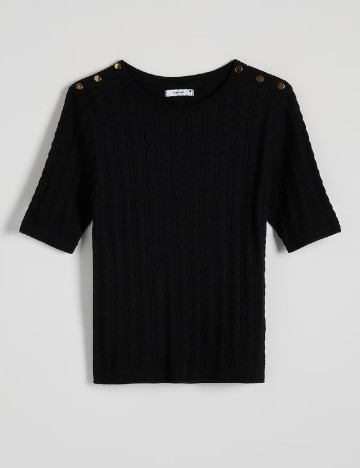 Bluza Reserved, negru