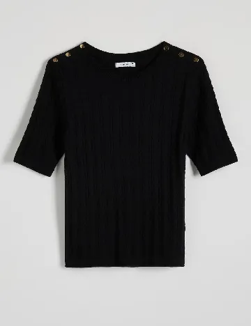 Bluza Reserved, negru