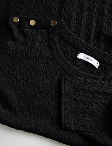 Bluza Reserved, negru