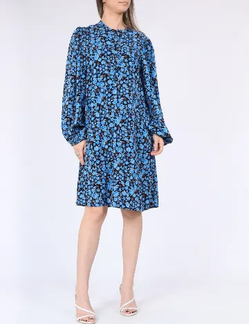 Rochie medie Pieces, albastru
