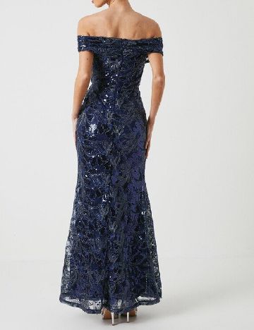 Rochie lunga Coast, bleumarin inchis